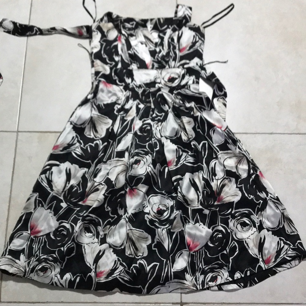 Black and white dress
